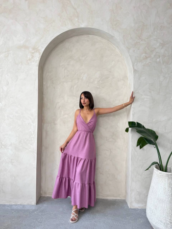 Fırfırlı katlı elbise s255049 Fırfırlı katlı elbise s255049