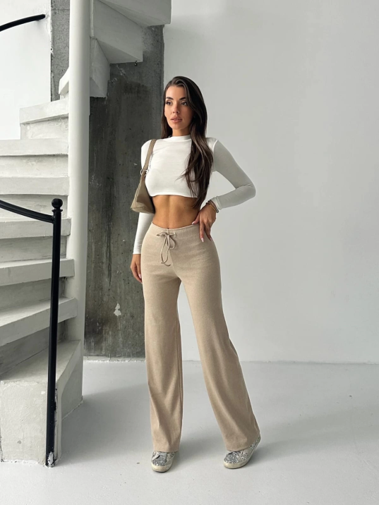 Fit comfort bej salaş pantolon A6011 Fit comfort bej salaş pantolon A6011