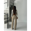 Fit comfort bej salaş pantolon A6011