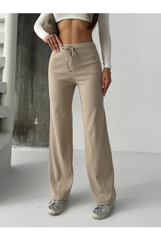 Fit comfort bej salaş pantolon A6011