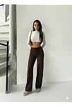 Fit Comfort Bej Salaş Pantolon Kahve A6011