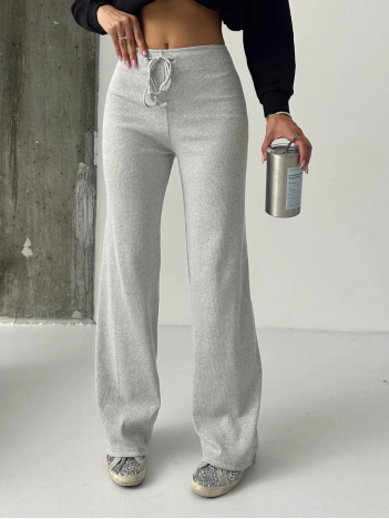 Fit comfort gri salaş pantolon A6011