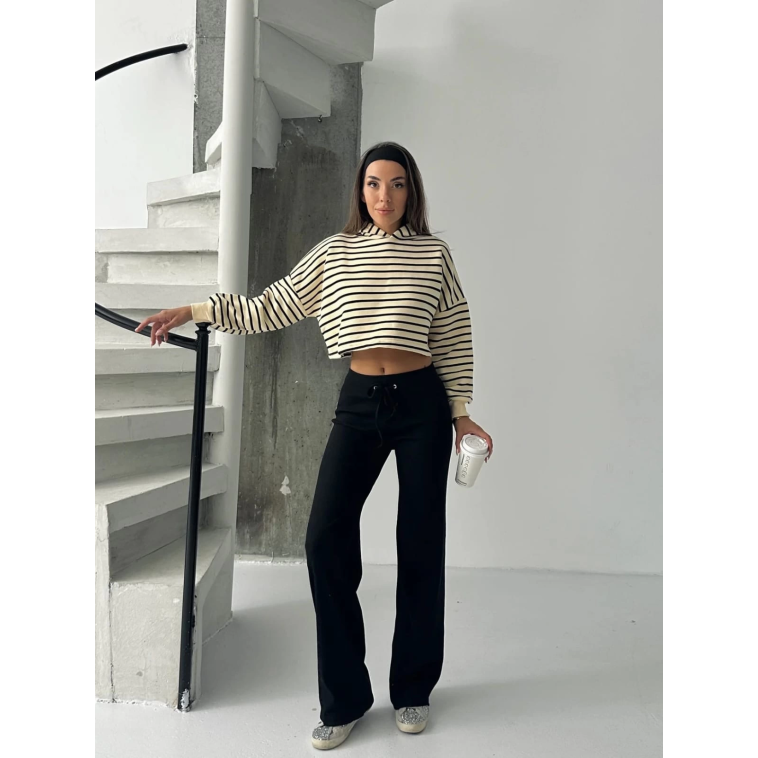 Fit comfort siyah salaş pantolon A6011 Fit comfort siyah salaş pantolon A6011