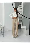 Fitilli Şardonlu Pantolon Bej A4058