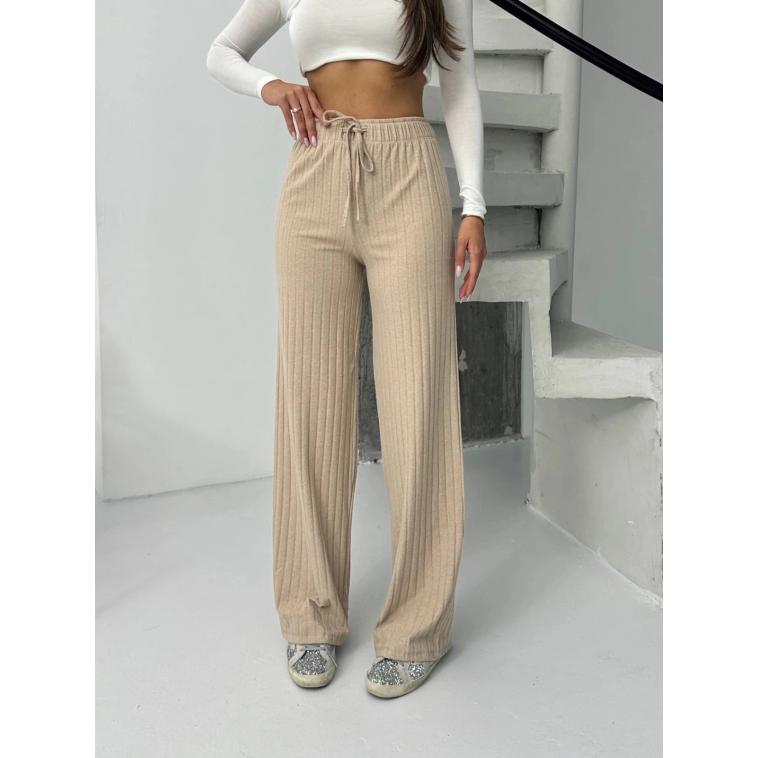 Fitilli şardonlu pantolon bej a4058 Fitilli şardonlu pantolon bej a4058