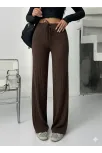 Fitilli Şardonlu Pantolon Kahve A4058