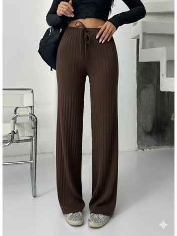 Fitilli şardonlu pantolon kahve a4058 Fitilli şardonlu pantolon kahve a4058