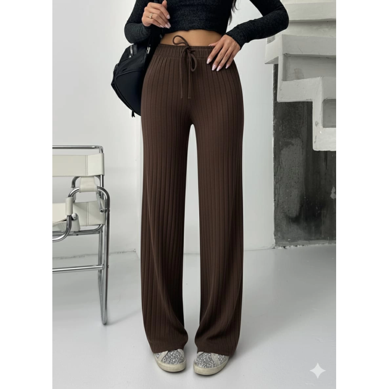 Fitilli şardonlu pantolon kahve a4058 Fitilli şardonlu pantolon kahve a4058