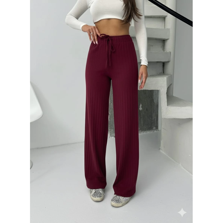 Fitilli şardonlu pantolon bordo a4058 Fitilli şardonlu pantolon bordo a4058