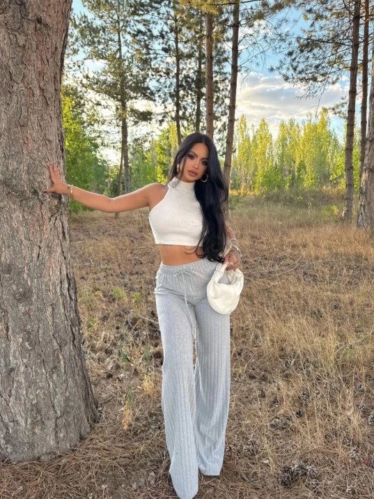 Fitilli şardonlu pantolon gri a4058 Fitilli şardonlu pantolon gri a4058