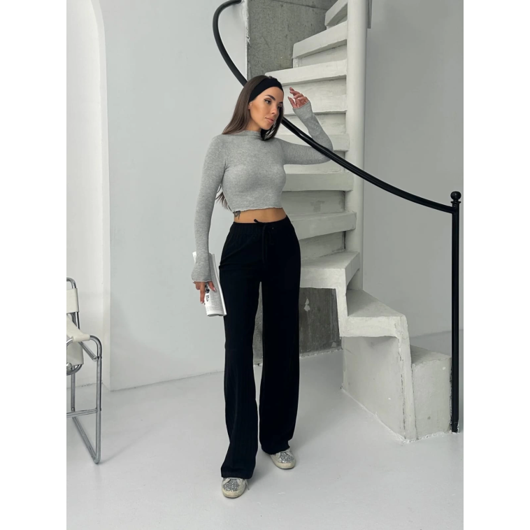 Fitilli şardonlu pantolon siyah a4058 Fitilli şardonlu pantolon siyah a4058