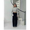 Fitilli şardonlu pantolon siyah a4058 Fitilli şardonlu pantolon siyah a4058