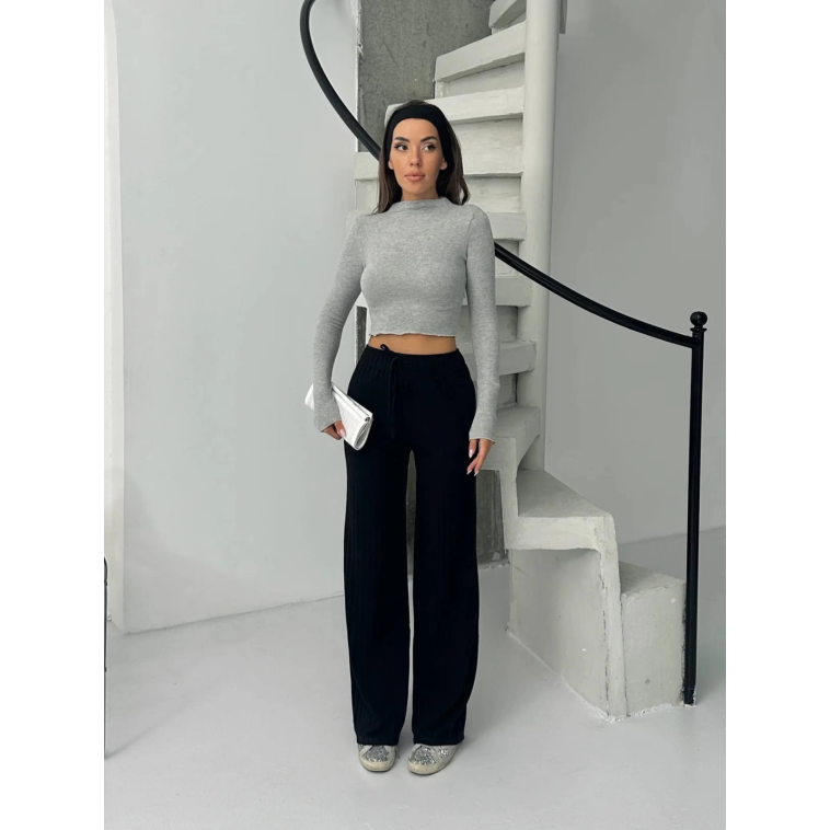 Fitilli şardonlu pantolon siyah a4058 Fitilli şardonlu pantolon siyah a4058