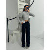 Fitilli şardonlu pantolon siyah a4058 Fitilli şardonlu pantolon siyah a4058