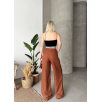 Flamlı kahve pantolon Flamlı kahve pantolon