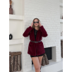 Fok ceket premıum kalite bordo st255860