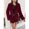 Fok ceket premıum kalite bordo st255860