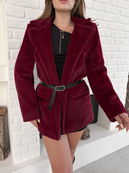 Fok ceket premıum kalite bordo st255860 Fok ceket premıum kalite bordo st255860