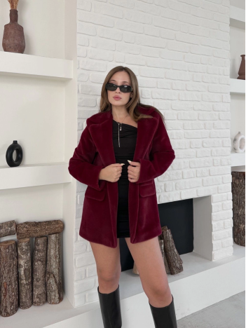 Fok ceket premıum kalite bordo st255860 Fok ceket premıum kalite bordo st255860