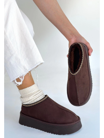 Foyk Kahverengi Süet Bot Foyk Kahverengi Süet Bot