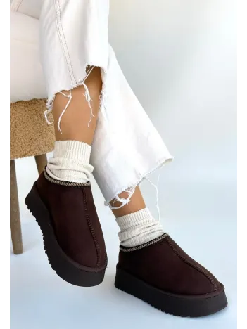 Foyk Kahverengi Süet Bot Foyk Kahverengi Süet Bot