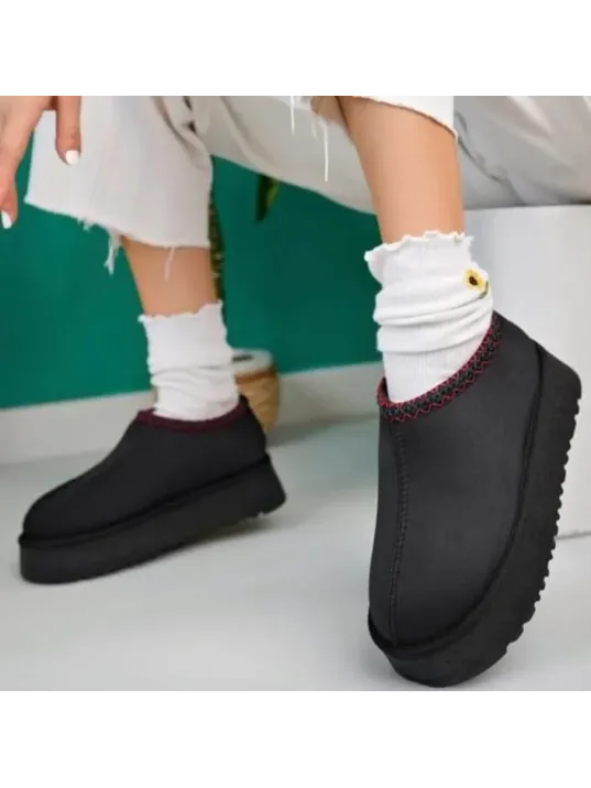 Foyk Siyah Süet Bot Foyk Siyah Süet Bot