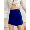 Gabardin fermuarlı şort etek S24906 Gabardin fermuarlı şort etek S24906