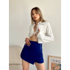 Gabardin fermuarlı şort etek S24906 Gabardin fermuarlı şort etek S24906