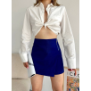 Gabardin fermuarlı şort etek S24906 Gabardin fermuarlı şort etek S24906