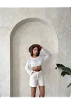 Gabardin Kumaş Şort