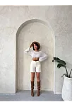 Gabardin Kumaş Şort