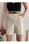 Gabardin Kumaş Şort Gabardin Kumaş Şort