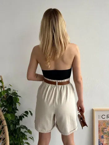 Gabardin Kumaş Şort Gabardin Kumaş Şort