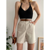 Gabardin kumaş şort Gabardin kumaş şort