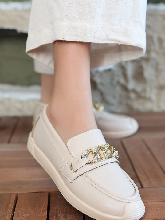 Giwa Bej Cilt Babet Ayakkabı