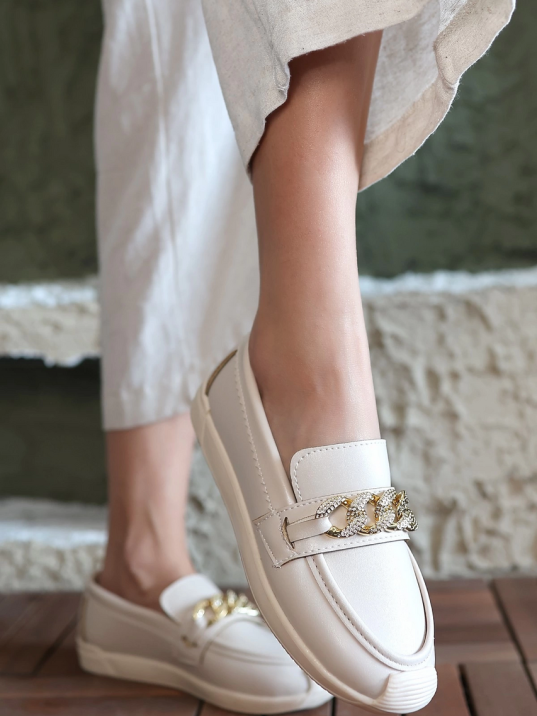 Giwa Bej Cilt Babet Ayakkabı