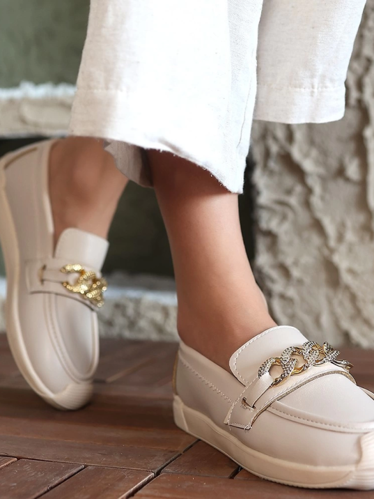 Giwa Bej Cilt Babet Ayakkabı