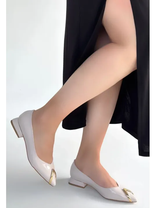 Goes Bej Rugan Babet Ayakkabı Goes Bej Rugan Babet Ayakkabı