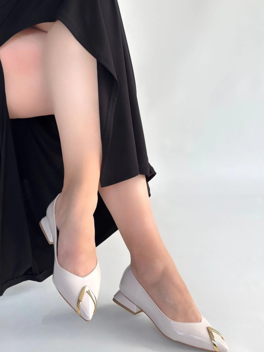 Goes Bej Rugan Babet Ayakkabı