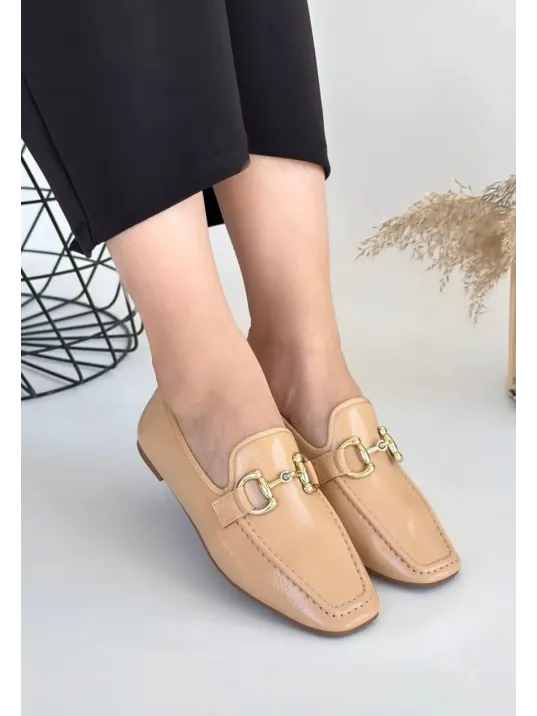 Guart Nude Rugan Babet Ayakkabı Guart Nude Rugan Babet Ayakkabı