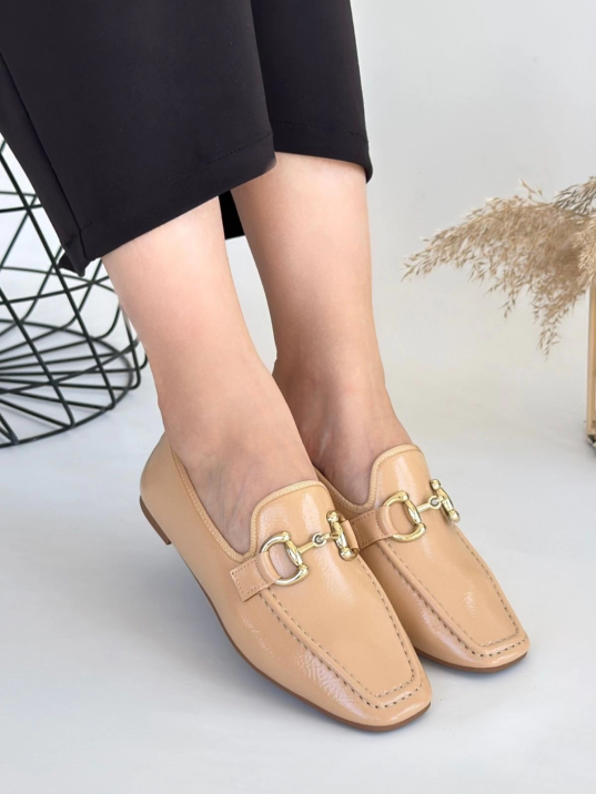 Guart Nude Rugan Babet Ayakkabı Guart Nude Rugan Babet Ayakkabı