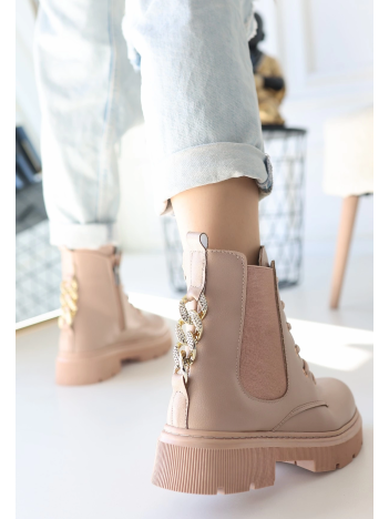 Harte Nude Cilt Bağcıklı Bot Harte Nude Cilt Bağcıklı Bot