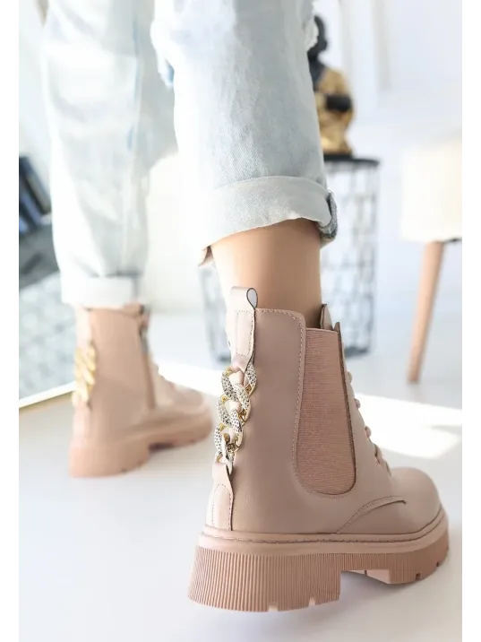 Harte Nude Cilt Bağcıklı Bot Harte Nude Cilt Bağcıklı Bot