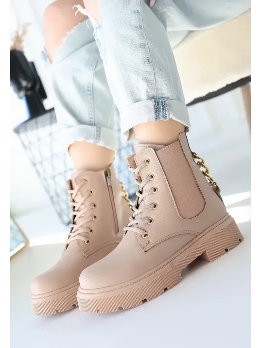 Harte Nude Cilt Bağcıklı Bot Harte Nude Cilt Bağcıklı Bot