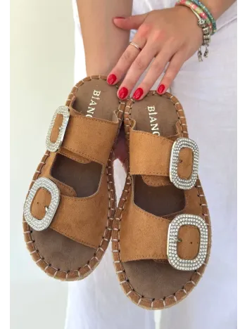 Hertas Vizon Nubuk Tokalı Terlik