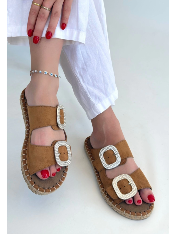 Hertas Vizon Nubuk Tokalı Terlik Hertas Vizon Nubuk Tokalı Terlik