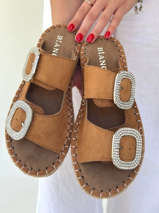 Hertas Vizon Nubuk Tokalı Terlik Hertas Vizon Nubuk Tokalı Terlik