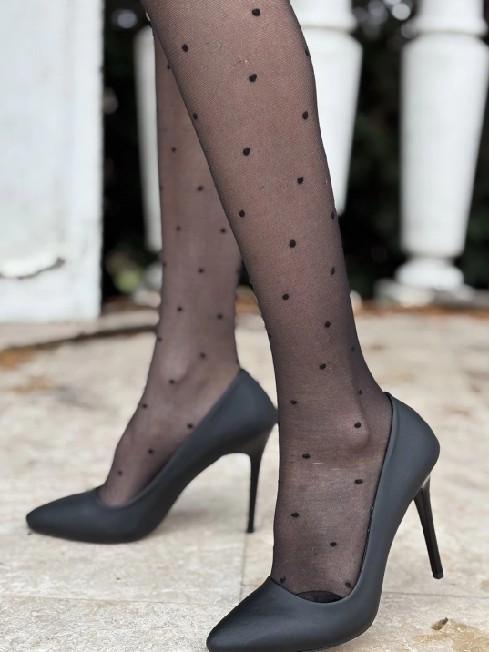 Hillar Siyah Saten Stiletto Ayakkabı Hillar Siyah Saten Stiletto Ayakkabı