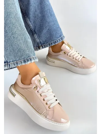 Hley Bej Rugan Paraşüt Detaylı Bağcıklı Spor Ayakkabı Hley Bej Rugan Paraşüt Detaylı Bağcıklı Spor Ayakkabı