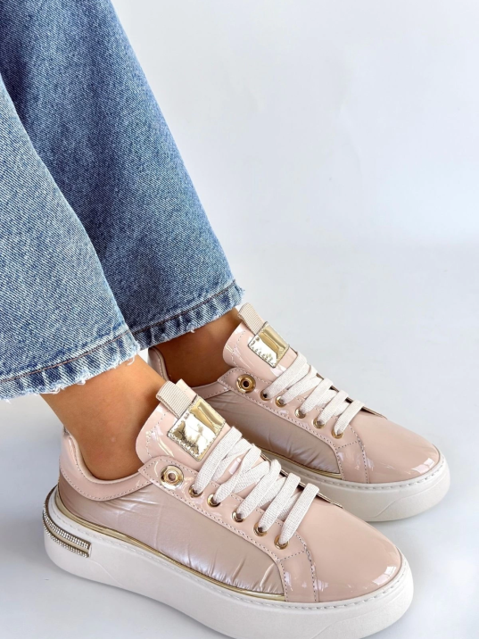 Hley Bej Rugan Paraşüt Detaylı Bağcıklı Spor Ayakkabı Hley Bej Rugan Paraşüt Detaylı Bağcıklı Spor Ayakkabı